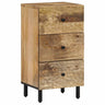 Side Cabinet 40X33X75 Cm Solid Wood Acacia