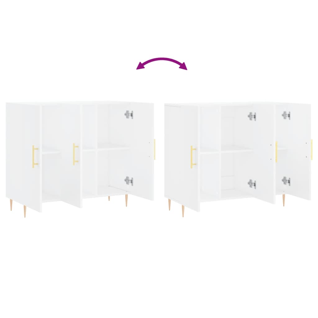 Sideboard 90X34X80 Cm Engineered Wood