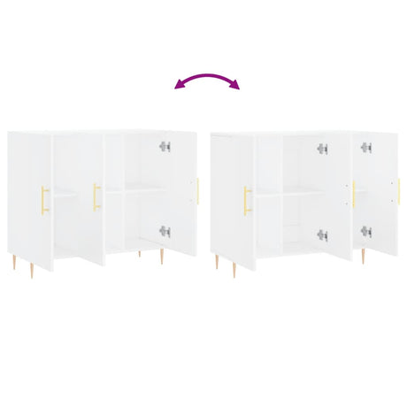 Sideboard 90X34X80 Cm Engineered Wood