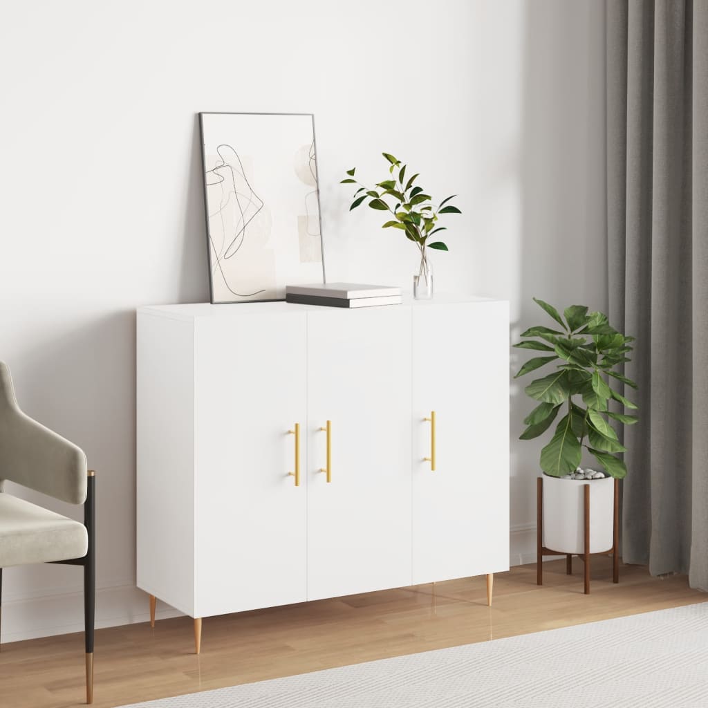 Sideboard 90X34X80 Cm Engineered Wood