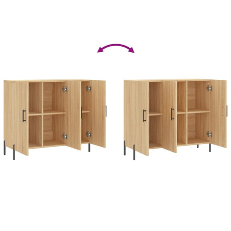 Sideboard 90X34X80 Cm Engineered Wood