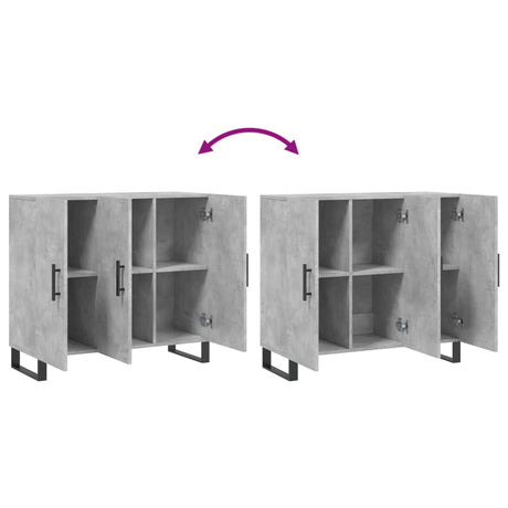 Sideboard 90X34X80 Cm Engineered Wood