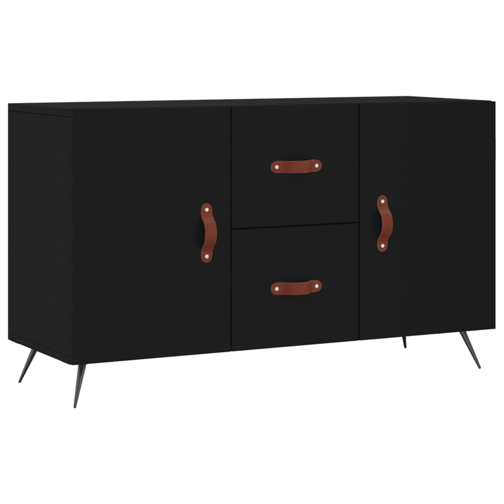 Sideboard Black 100x36x60 cm Engineered Wood