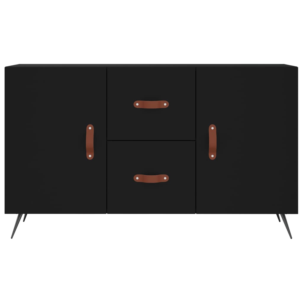 Sideboard Black 100x36x60 cm Engineered Wood