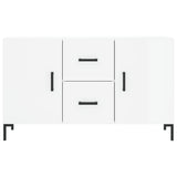 Sideboard High Gloss White 100x36x60 cm Engineered Wood