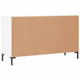 Sideboard High Gloss White 100x36x60 cm Engineered Wood
