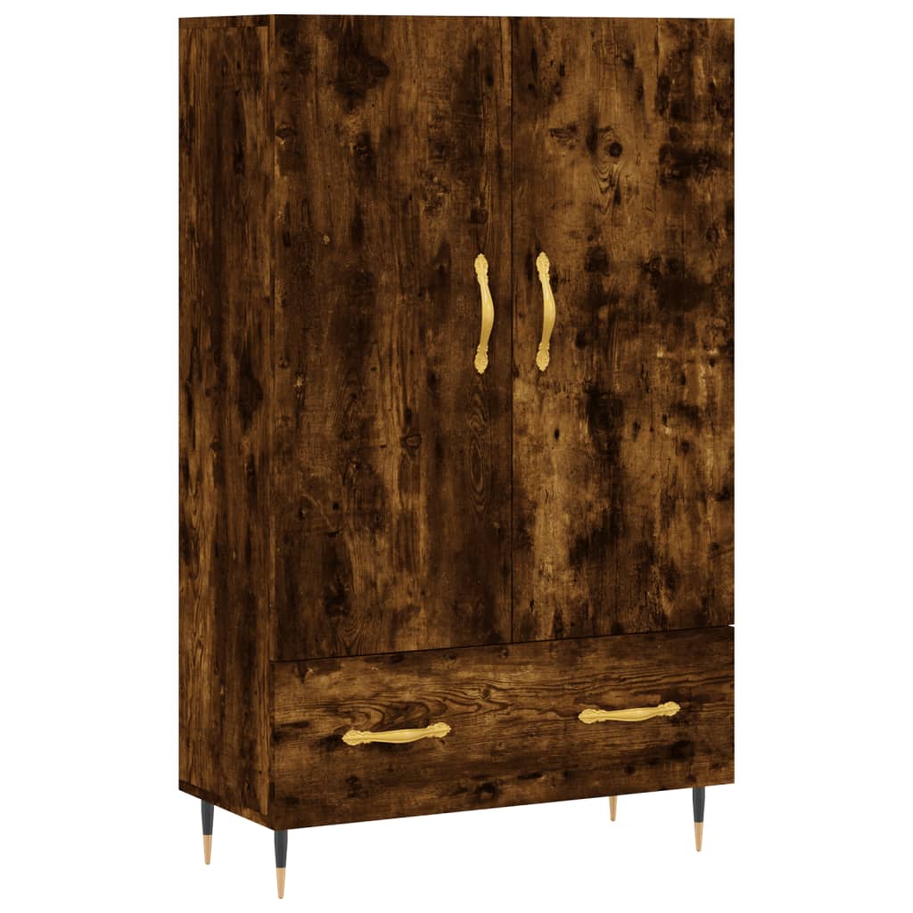 Highboard Smoked Oak 69.5x31x115 cm Engineered Wood