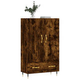 Highboard Smoked Oak 69.5x31x115 cm Engineered Wood
