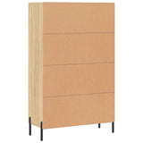 Highboard Sonoma Oak 69.5x31x115 cm Engineered Wood