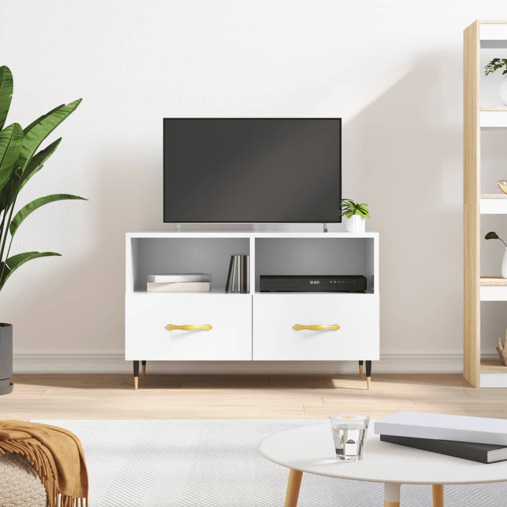 Tv Cabinet 80X36X50 Cm Engineered Wood