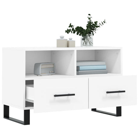 Tv Cabinet 80X36X50 Cm Engineered Wood