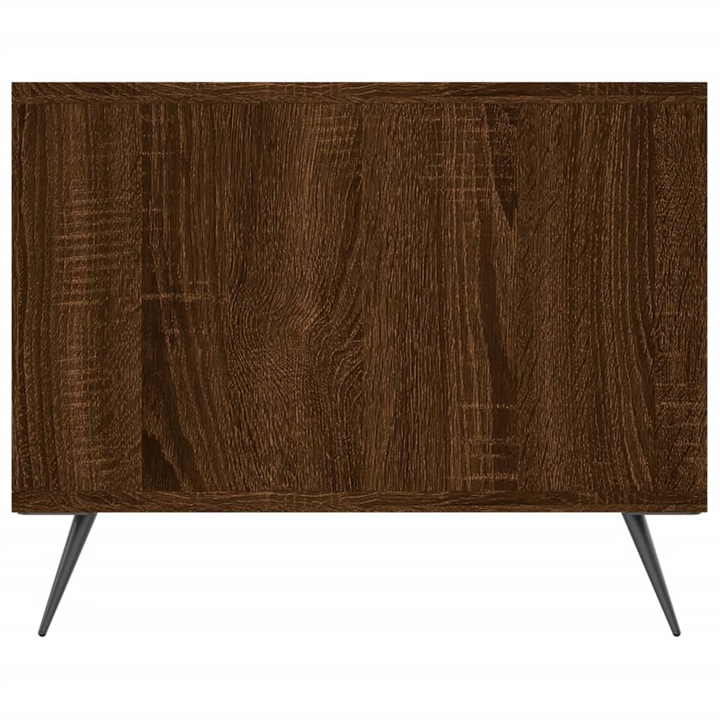 Coffee Table Brown Oak 102x50x40 cm Engineered Wood