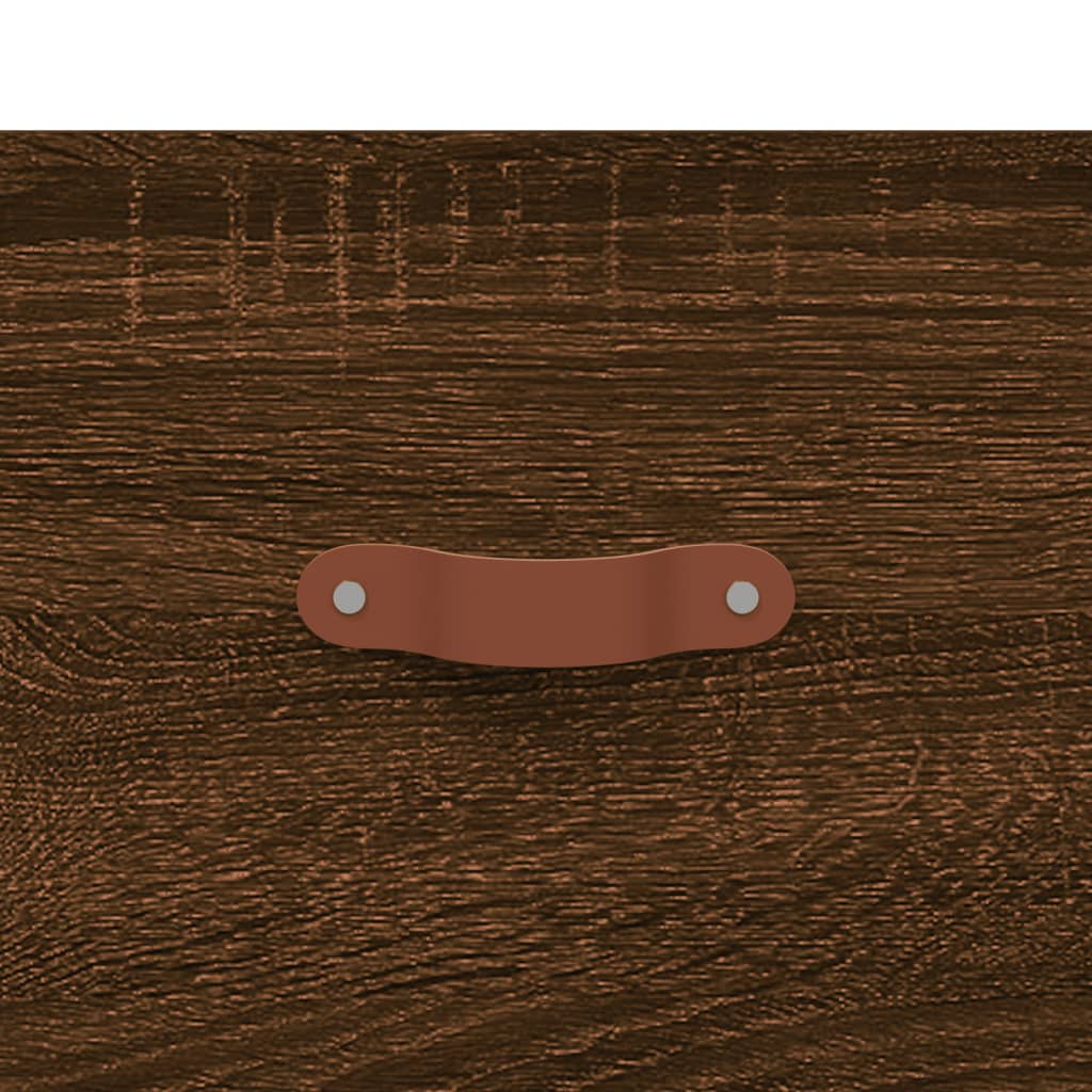 Coffee Table Brown Oak 102x50x40 cm Engineered Wood