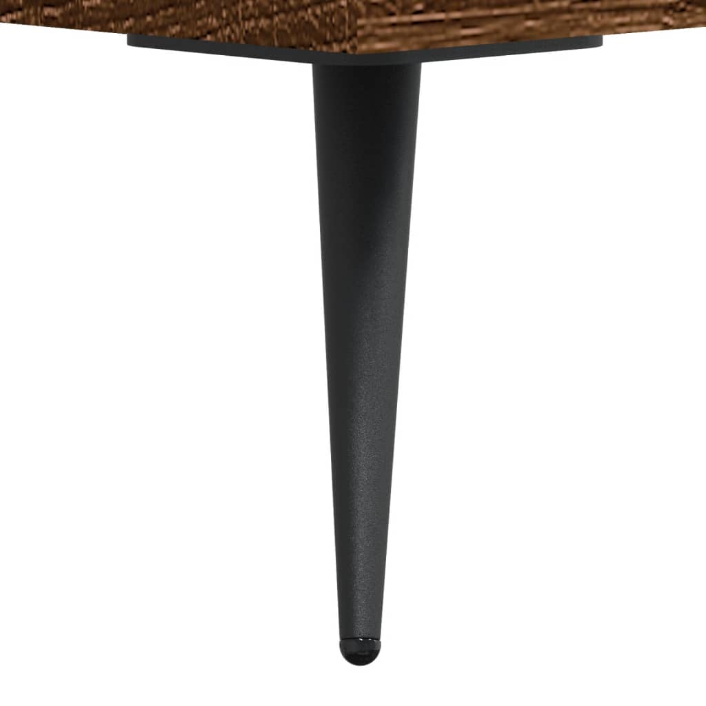 Coffee Table Brown Oak 102x50x40 cm Engineered Wood