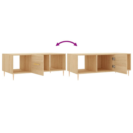 Coffee Table 102X50X40 Cm Engineered Wood