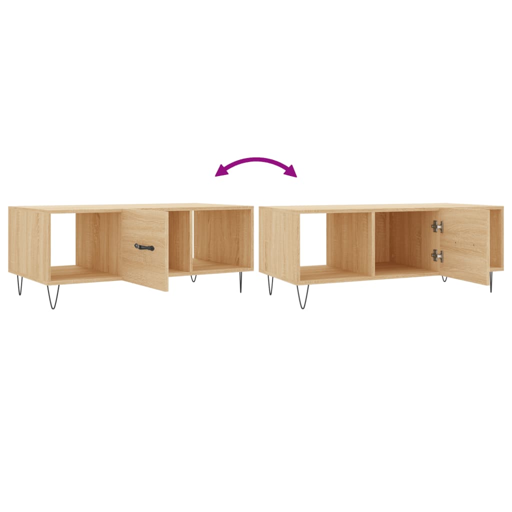 Coffee Table 102X50X40 Cm Engineered Wood