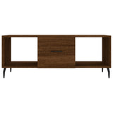 Coffee Table Brown Oak 102x50x40 cm Engineered Wood