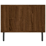 Coffee Table Brown Oak 102x50x40 cm Engineered Wood