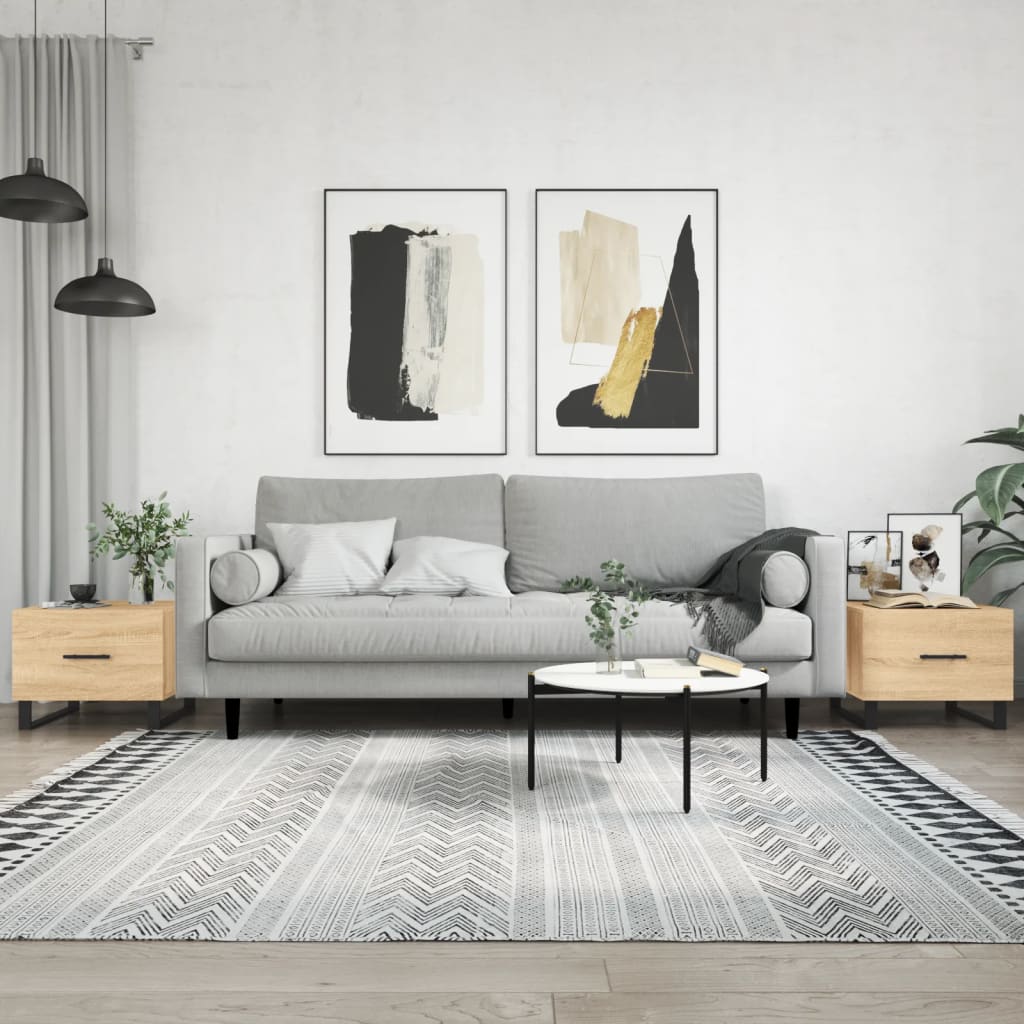 Coffee Table 50X50X40 Cm Engineered Wood