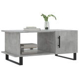Coffee Table Concrete Grey 90x50x40 cm Engineered Wood