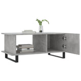 Coffee Table Concrete Grey 90x50x40 cm Engineered Wood