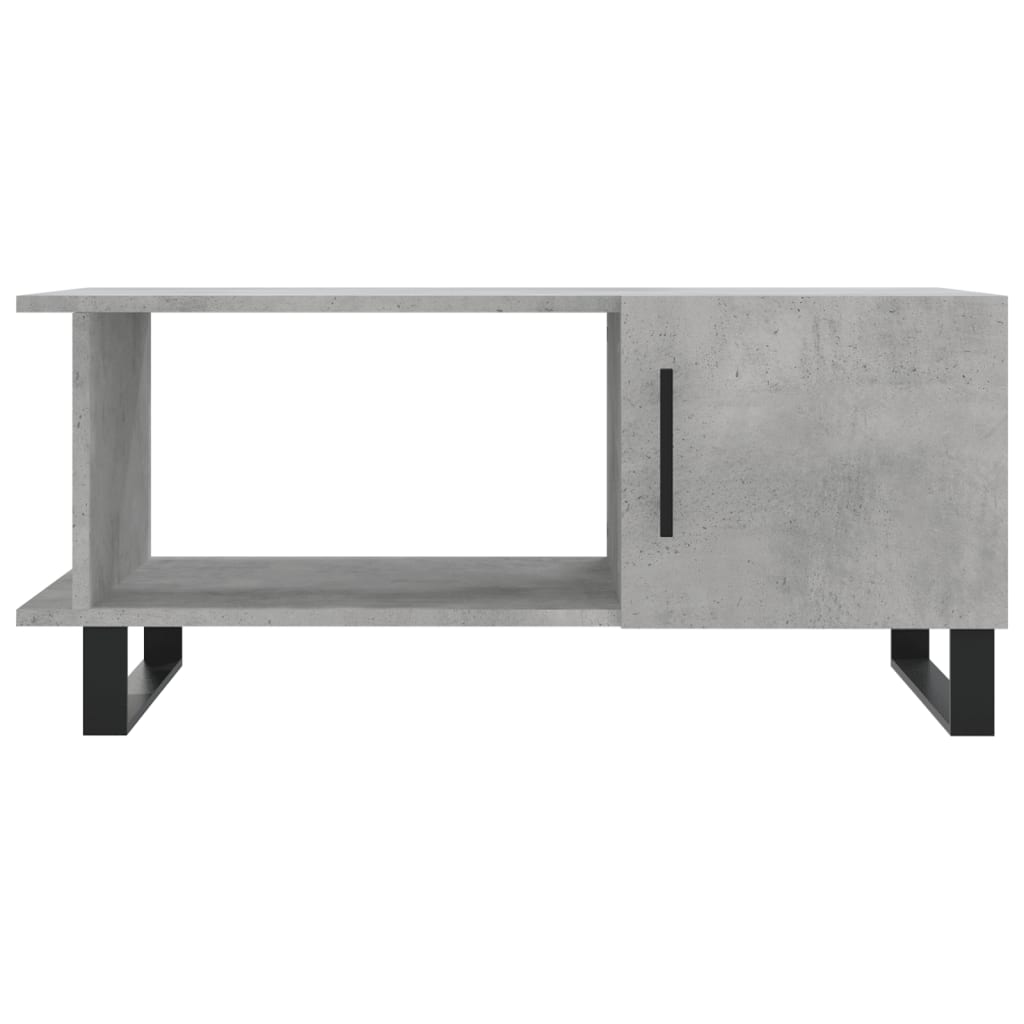 Coffee Table Concrete Grey 90x50x40 cm Engineered Wood