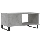 Coffee Table Concrete Grey 90x50x40 cm Engineered Wood