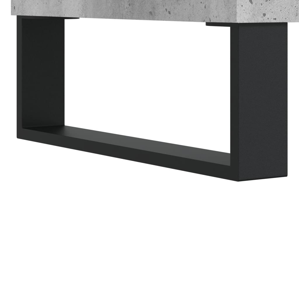 Coffee Table Concrete Grey 90x50x40 cm Engineered Wood