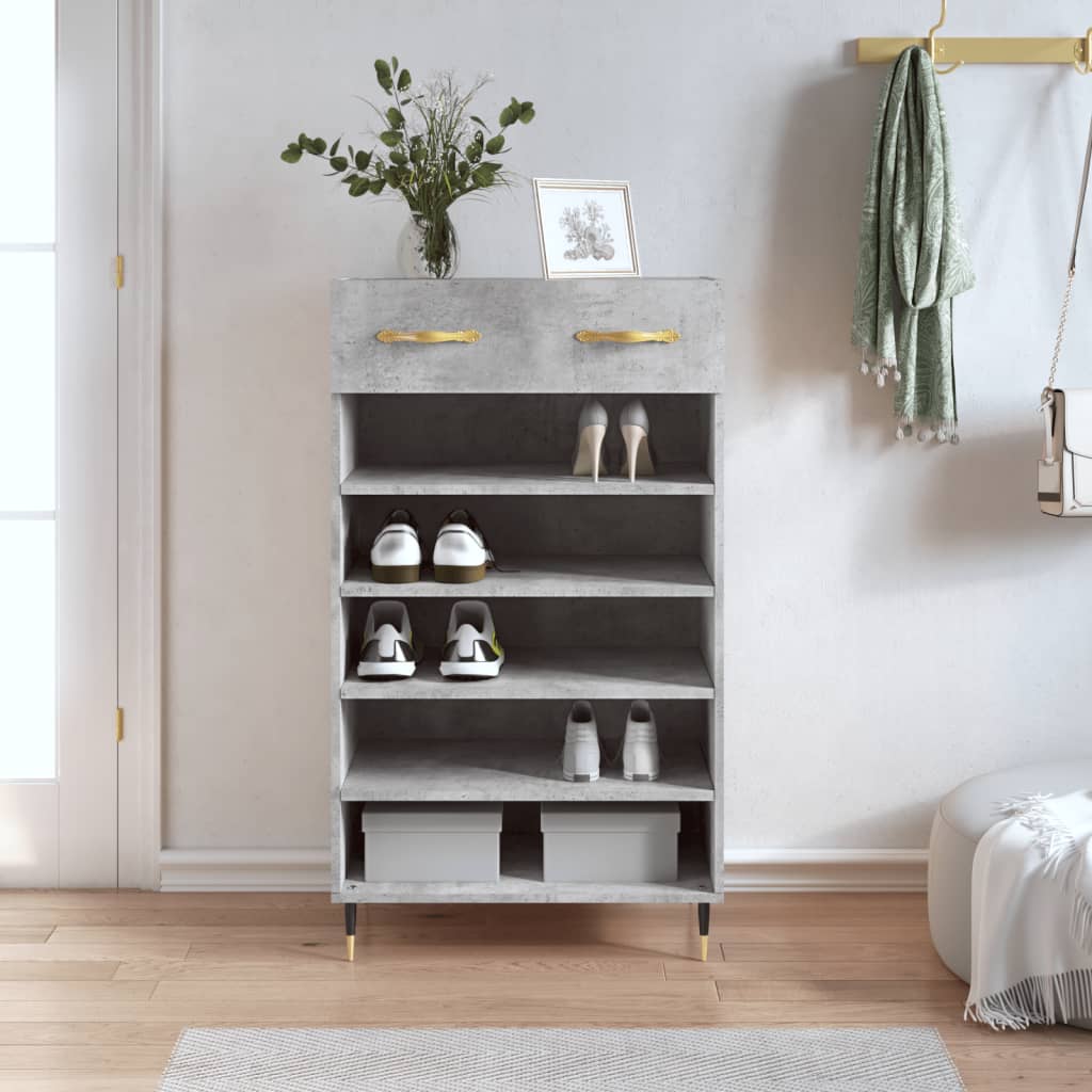 Shoe Cabinet 60X35X105 Cm Engineered Wood