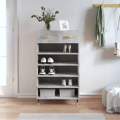 Shoe Cabinet 60X35X105 Cm Engineered Wood
