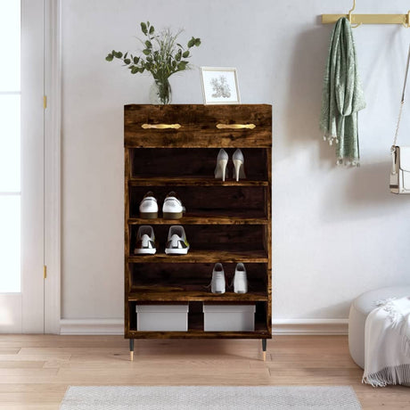 Shoe Cabinet 60X35X105 Cm Engineered Wood
