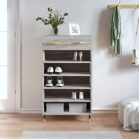 Shoe Cabinet 60X35X105 Cm Engineered Wood