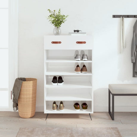 Shoe Cabinet 60X35X105 Cm Engineered Wood