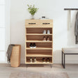 Shoe Cabinet 60X35X105 Cm Engineered Wood