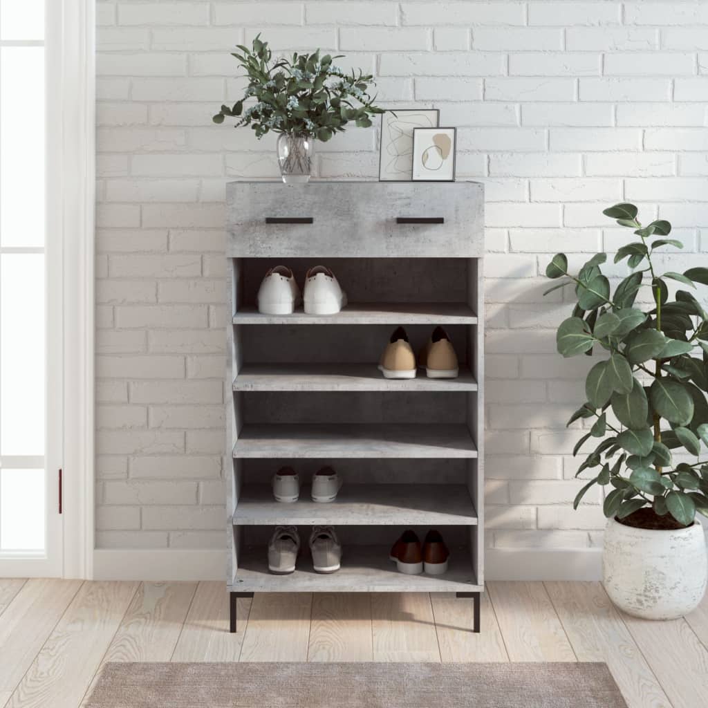 Shoe Cabinet 60X35X105 Cm Engineered Wood