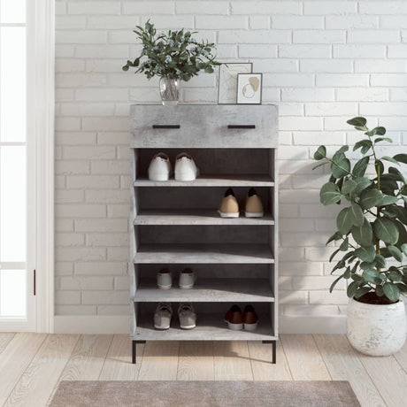 Shoe Cabinet 60X35X105 Cm Engineered Wood