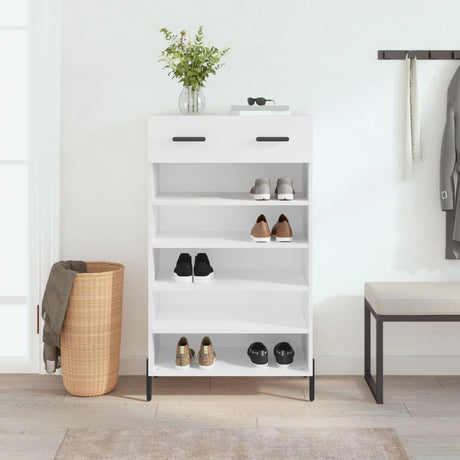 Shoe Cabinet 60X35X105 Cm Engineered Wood