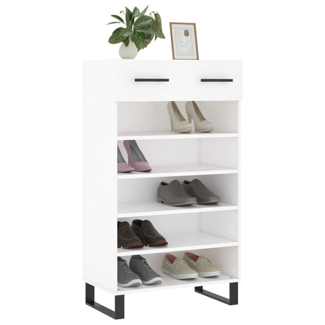 Shoe Cabinet 60X35X105 Cm Engineered Wood