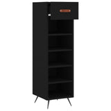 Shoe Cabinet 30X35X105 Cm Engineered Wood