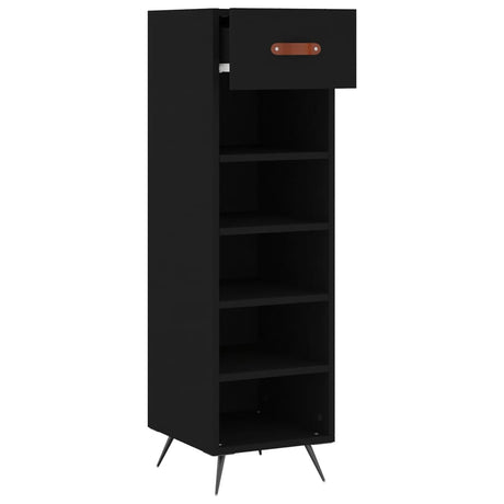 Shoe Cabinet 30X35X105 Cm Engineered Wood