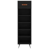 Shoe Cabinet 30X35X105 Cm Engineered Wood