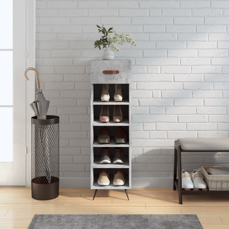 Shoe Cabinet 30X35X105 Cm Engineered Wood