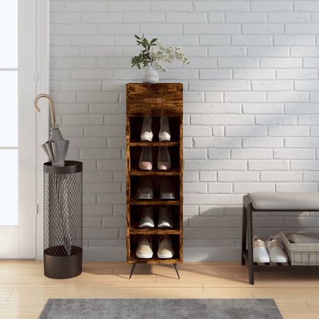 Shoe Cabinet 30X35X105 Cm Engineered Wood