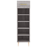 Shoe Cabinet 30X35X105 Cm Engineered Wood