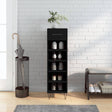 Shoe Cabinet 30X35X105 Cm Engineered Wood