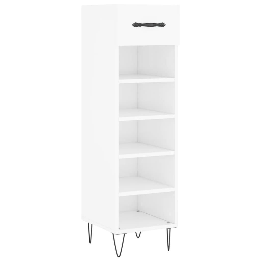 Shoe Cabinet 30X35X105 Cm Engineered Wood