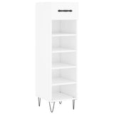 Shoe Cabinet 30X35X105 Cm Engineered Wood