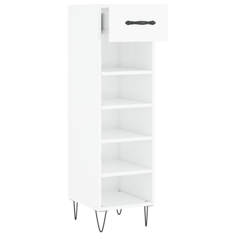 Shoe Cabinet 30X35X105 Cm Engineered Wood