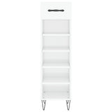 Shoe Cabinet 30X35X105 Cm Engineered Wood