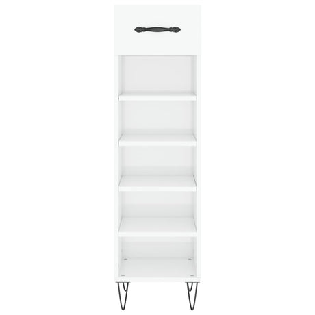 Shoe Cabinet 30X35X105 Cm Engineered Wood
